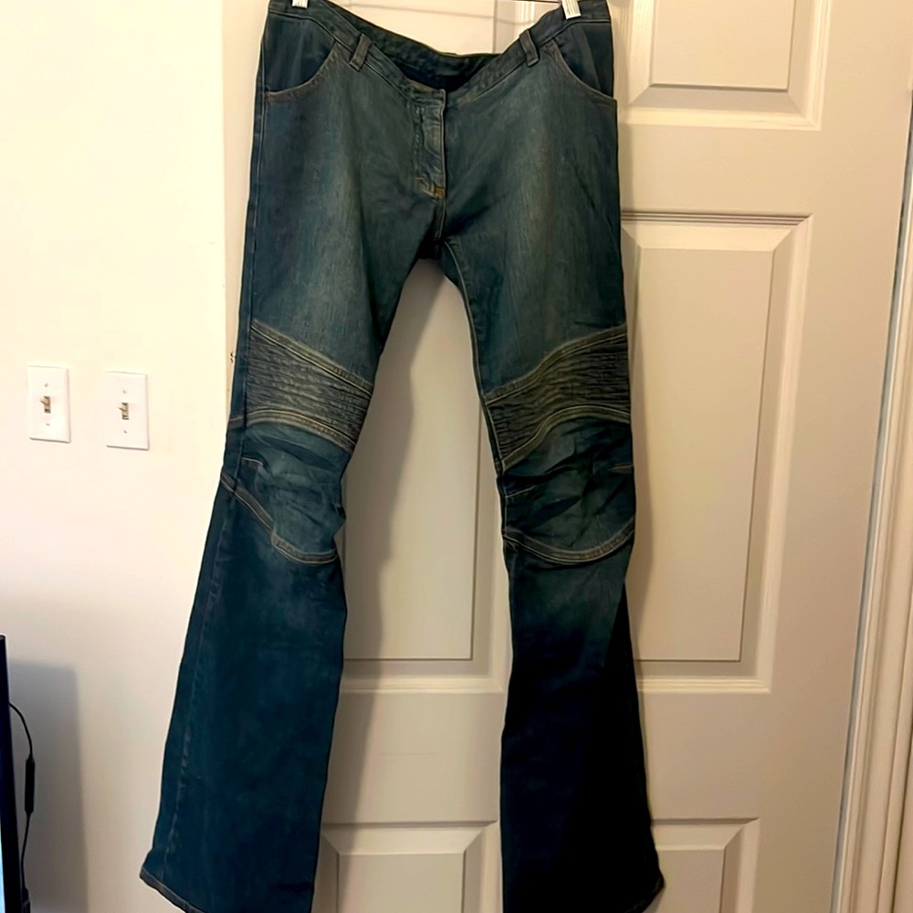Balmain moto flares